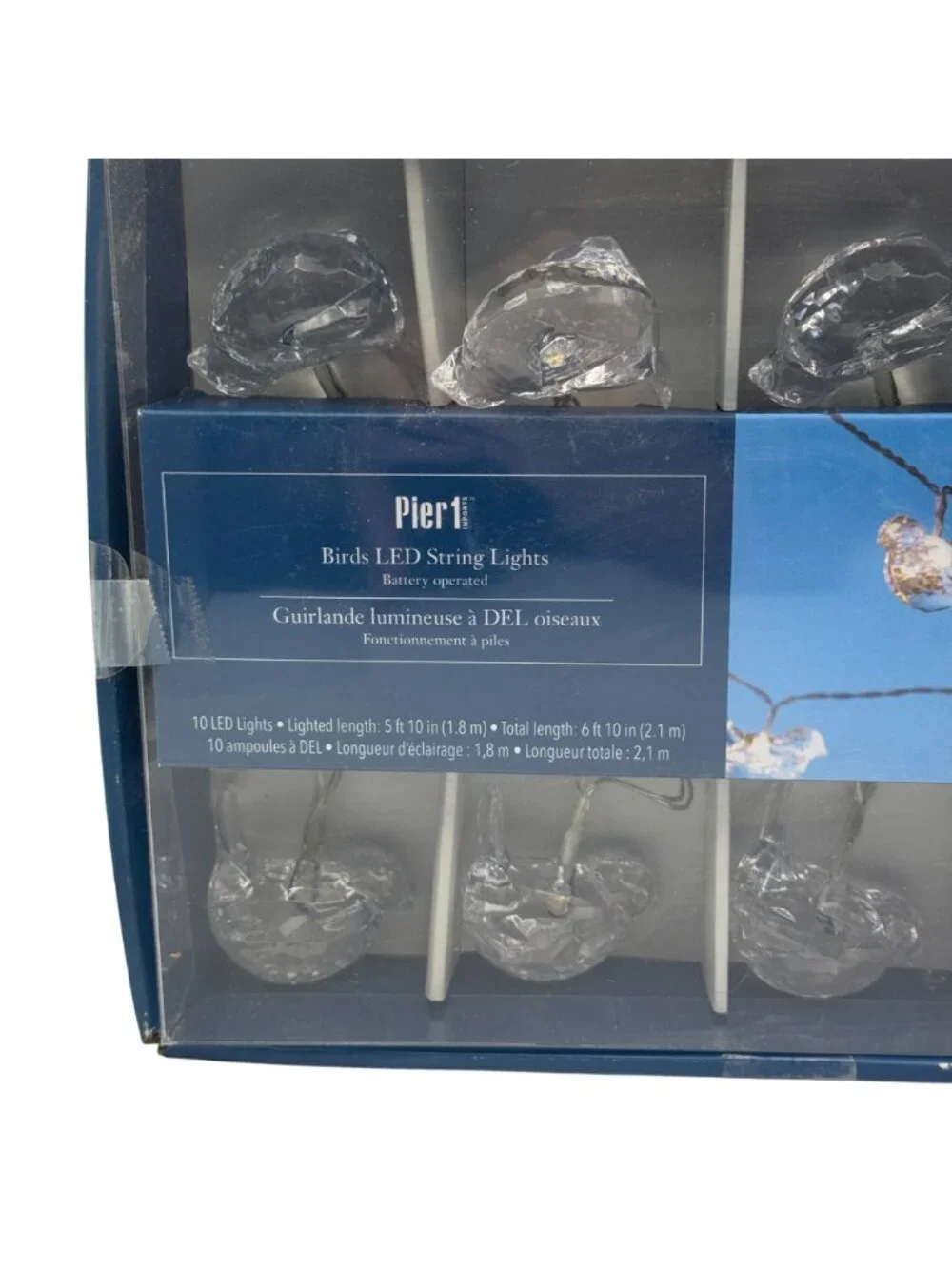 Birds LED String Lights Battery Operated By Pier 1 For Indoor Use